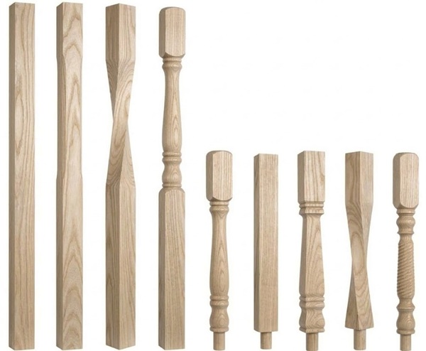 Ash Newel Posts